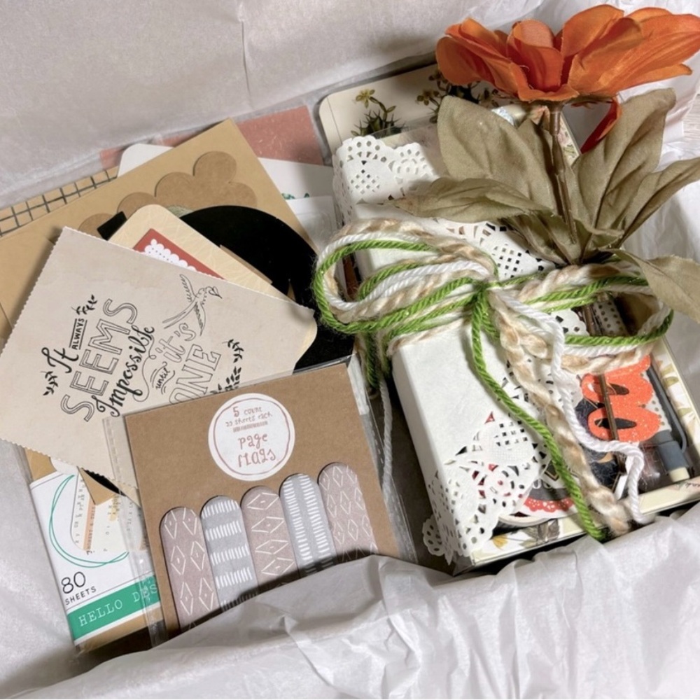 Fall Junk Journal & Planner Decor Kit Autumn Halloween Scrapbook Lot Ephemera